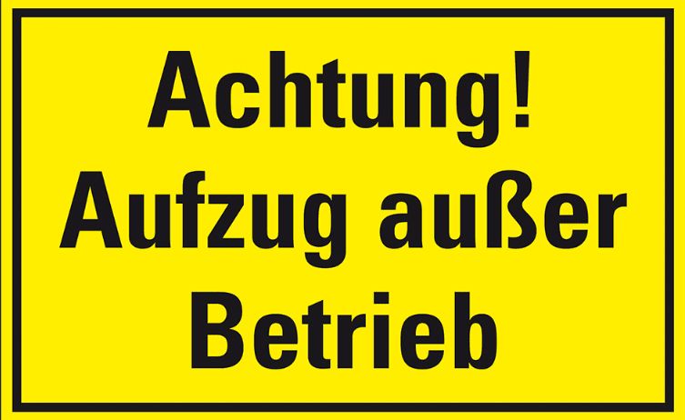 Aufzüge im Parkhaus Theater und Löhrstraße außer Betrieb