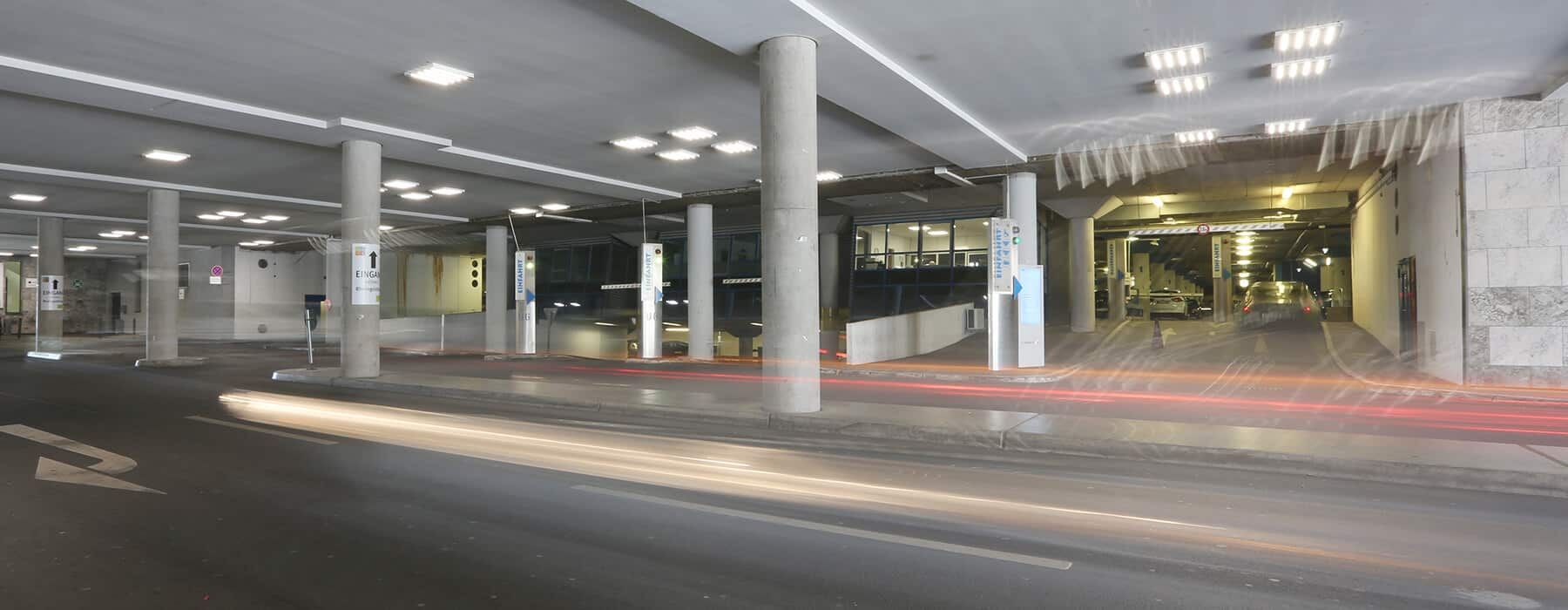 Entrance Parking garage Rathaus