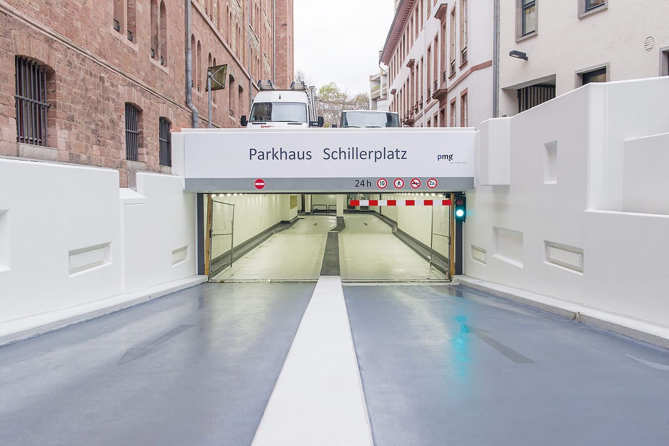 Parkhaus Schillerplatz vorübergehend gesperrt
