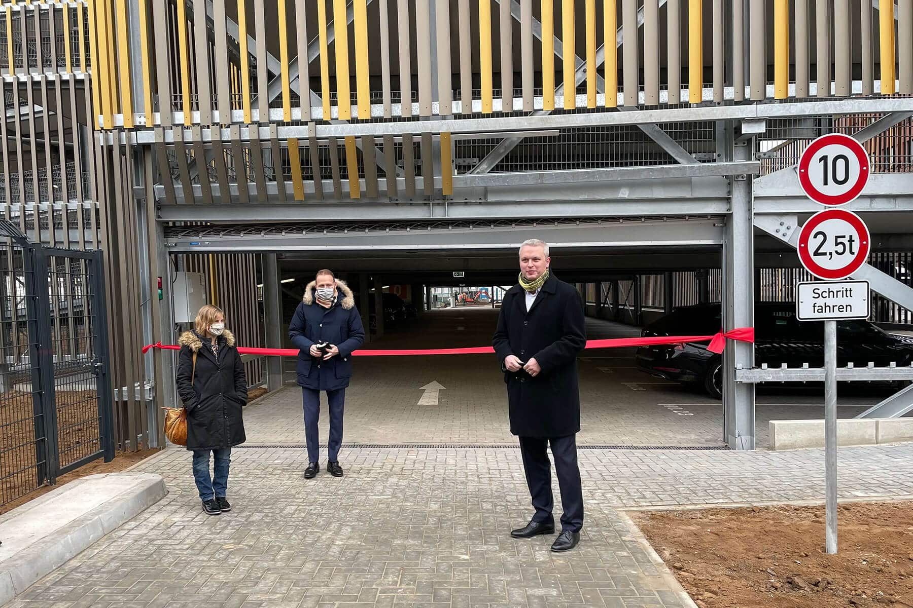 Opening of the Quartiersgarage parking garage